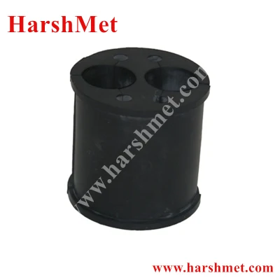 EPDM Rubber Multi-Hole Barrel Cushions, Rubber Grommet, for 6.1-21.3mm Cables