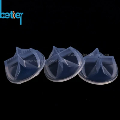 Customize Food Grade Silicone Rubber Cross Slit Valve for Medical Device