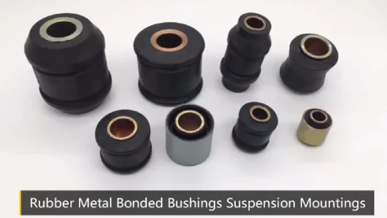 Customized Bonded Bush Mount with Coating Metal Parts Rubber Bushing